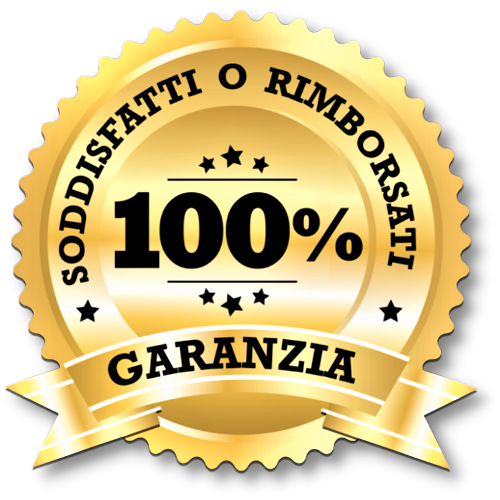 Garanzia soddisfatti o rimborsati 100%